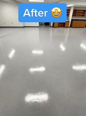 Before & After Commercial Floor Stripping & Waxing in Lower Manhatten, NY (2)